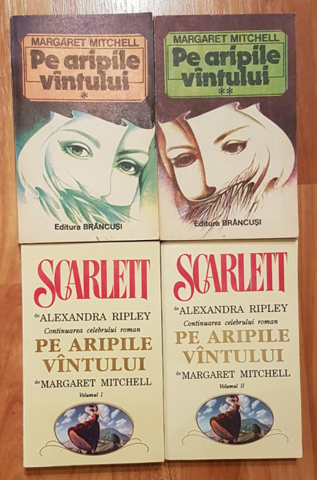 Pe aripile vantului - Margaret Mitchel + Scarlett - Alexandra Ripley (4 vol.)