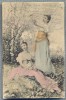 AX 438 CP VECHE-TINERE IN TINUTA DE EPOCA-1902-BACAU-BUCURESTI-LUCRETIA GALLERIU, Circulata, Printata