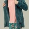 Halat scurt cu efect matlasat, Gisela 3/1528 - Verde, 2-S Standard