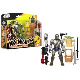 STAR WARS MIX MASHERS DELUXE SET FIGURINA MANDALORIAN AND GROGU 12CM SI ACCESORII