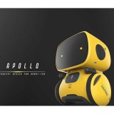 Robot inteligent interactiv Apollo control vocal, butoane tactile, galben, Oem