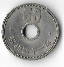 Moneda 50 yen 1966 - Japonia foto