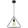 Pendul tavan max e27 60w ip20 model geometric - negru mat, V-TAC