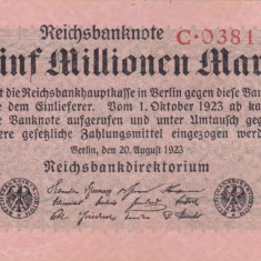 GERMANIA 5.000.000 marci 1923 XF!!!