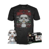 Pop! Star Wars Holiday Stormtrooper Metallic &amp; T Shirt M