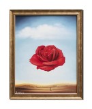 Cumpara ieftin Rosa Meditativa tablou pictat manual inramat, 55x45cm ulei pe panza, reproducere Salvador Dali