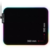 Mousepad Gaming Lorgar Steller 913 RGB, Culoare Negru