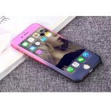 Husa protectie pentru Apple iPhone 6 Plus, Degrade, Fullbody fata-spate cu folie de sticla gratis