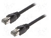 Cablu patch cord, Cat 8.1, lungime 0.5m, S/FTP, LOGILINK - CQ8023S