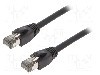 Cablu patch cord, Cat 8.1, lungime 0.5m, S/FTP, LOGILINK - CQ8023S foto