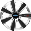 Set 4 Capace Roti GTX Carbon Gri-Negru R17, Pentru Ford, Autohelix MSA