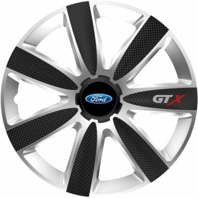 Set 4 Capace Roti GTX Carbon Gri-Negru R17, Pentru Ford foto