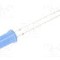 Dioda LED 5mm, albastru, plat, 2.8...3.6V, OPTOSUPPLY - OSB5SA5TK4A