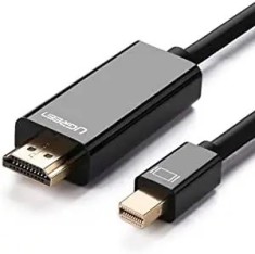 CABLU video Ugreen, &amp;quot;MD101&amp;quot; mini DP (T) la HDMI (T) 4K la 30Hz, lungime 1.5m, negru &amp;quot;20848&amp;quot; (timbru verde 0.08 lei) - 6957303828487 foto