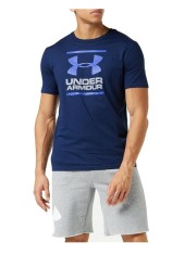 Tricou cu maneca scurta pentru barbati Under Armour Global Foundation, bleumarin, XL - OUTLET