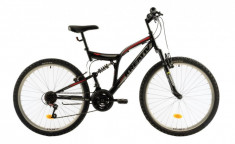 Bicicleta Mtb Kreativ 2641 Negru M 26 inch foto