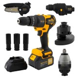 Multifunctional 5 in 1 pe acumulator ROTOR RTS2 , 24000 rot/min, 21V/3Ah, Brushless Innovative ReliableTools
