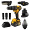 Multifunctional 5 in 1 pe acumulator ROTOR RTS2 , 24000 rot/min, 21V/3Ah, Brushless Innovative ReliableTools