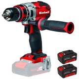 Einhell TE-CD 18 Li PXC + Twinpack - Masina de gaurit si insurubat 60 Nm + Set 2 acumulatori Li-Ion 18 V 4 Ah