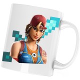 Cana alba personalizata &quot;Sparkplug Fortnite Minecraft Diamond Sword&quot;, INOVATIX&reg;. 330ml, Oem