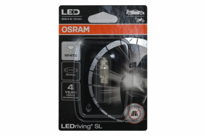 Bec OSRAM LEDriving SL C5W 6438DWP-01B Cool White Performance AutoTuning foto