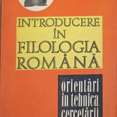 INTRODUCERE IN FILOLOGIA ROMANA. ORIENTARI IN TEHNICA CERCETARII STIINTIFICE A LIMBII ROMANE-ELENA BARBORICA, LI