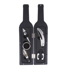 Set desfacator de vin, FOXMAG24, cu 5 accesorii din metal