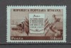 Romania.1953 5 ani prietenia romano-sovietica XR.285, Nestampilat