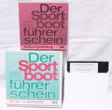 Discheta originala 5.25" cu software pentru Commodore 64 C64 - Der Sport Boot Fuhrer Schein