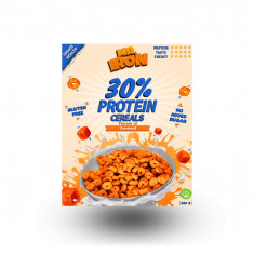 Cereale cu 30% proteina fara zahar low-carb gluten free si vegane Caramel Sarat, 250g, Mr. Iron
