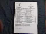 Foaie de joc Steaua - Standard Liege