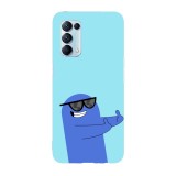 Husa compatibila cu Oppo A54 5G, Viceversa, model Cool Blooregard Foster Home, Silicon, TPU, Transparent, Carcasa