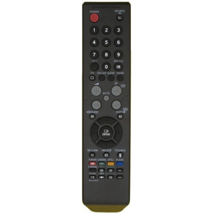 Telecomanda KlaussTech Universala, Design Modern, 1 LED, Functioneaza pe Distanta de 10m, Usoara, Ergonomica, Negru