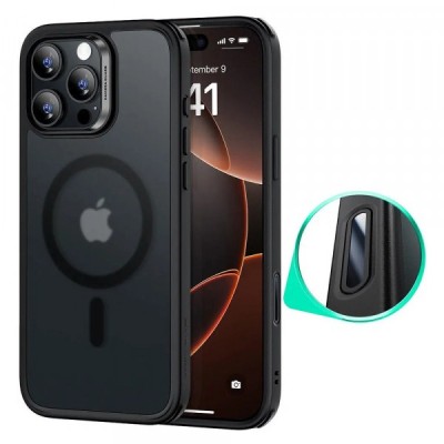Husa MagSafe pentru Apple iPhone 16 Pro, ESR, Classic Hybrid Slide, Neagra Satinata foto