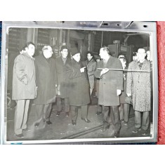 Fotografie, Nicolae Ceausescu in vizita de lucru