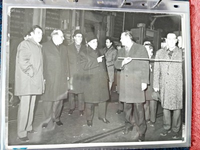 Fotografie, Nicolae Ceausescu in vizita de lucru foto