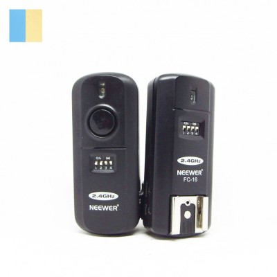 Set Triggere wireless multicanal Neewer FC-16 - Canon EOS foto
