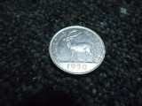 Moneda half rupee Mauritius 1990, Africa