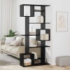 VidaXL Dulap pentru cărți Stejar negru 92 x 29 x 188 cm Lemn compozit 3388359