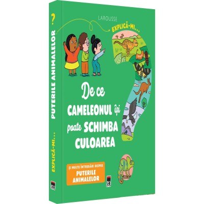 Explica-mi de ce cameleonului isi poate schimba culoarea, Larrousse foto