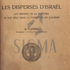 LES DISPERSES D \' ISRAEL LES ORIGINES DE LA DIASPORA ET SON ROLE LA FORMATION DU JUDAISME, 1929