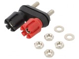 Soclu Banană &Oslash;12,7mm 4mm 30A Nichelat, CLIFF