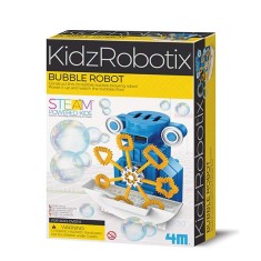 Kit constructie robot cu bule, Bubble Robot, KidzRobotix, 4M