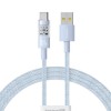 CABLU alimentare si date Baseus Gem, Fast Charging Data Cable pt. smartphone, USB la USB Type-C 100W, 2m, albastru &quot;P10373002311-00&quot; (timbru verde 0.0