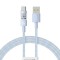 CABLU alimentare si date Baseus Gem, Fast Charging Data Cable pt. smartphone, USB la USB Type-C 100W, 2m, albastru &quot;P10373002311-00&quot; (timbru verde 0.0