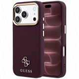 Husa MagSafe pentru Apple iPhone 18 Pro Max / 17 Pro Max, Guess, Saffiano Small 4G Classic, Visinie