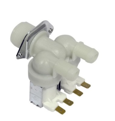 Electrovalva masina de spalat 2 iesiri 180&amp;deg; 2X15MM Compatibila foto