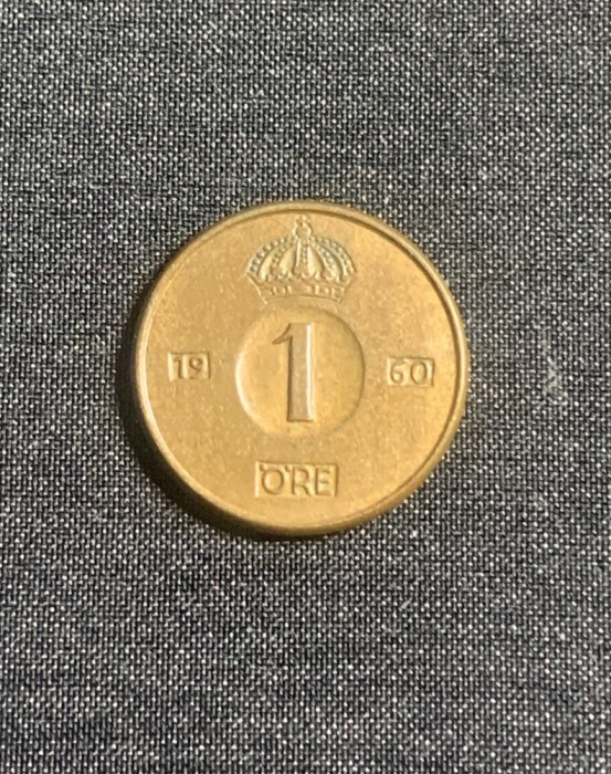 Moneda 2 ore 1960 Suedia