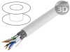 Cablu S/FTP 7 Ethernet industrial LOGILINK 305m LSZH alb