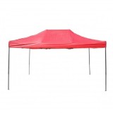 Cort tip pavilion rosu 3mx4.5m, inaltime reglabila, pliabil Breckner Germany